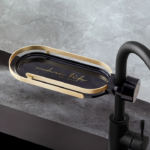 Sink Sponge Holder Faucet Kitchen Shower Caddy – Storage Rack & Soap Dish
