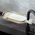 Sink Sponge Holder Faucet Kitchen Shower Caddy – Storage Rack & Soap Dish