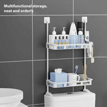 5Pcs Set Shower Caddy Shelf Bathroom Organizer – Rustproof & No Drilling