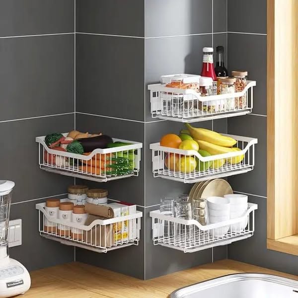 Wall Mounted Rack – Durable Stainless Steel Multipurpose Storage Solution Wall Mounted Rack – Durable Stainless Steel Multipurpose Storage Solution