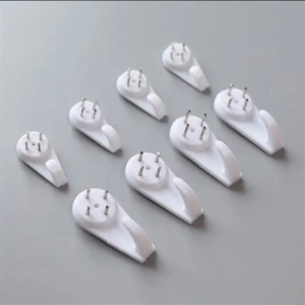 Invisible White Wall Hook Steel Nail