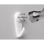 Invisible White Wall Hook Steel Nail