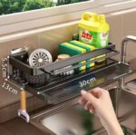 Sink Drain Rack Sponge Organizer