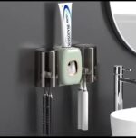 Creative Automatic Toothpaste Squeezer & Toothbrush Holder Set with 2 Cups