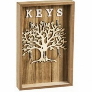 Family Tree Decorative Wooden Key Holder