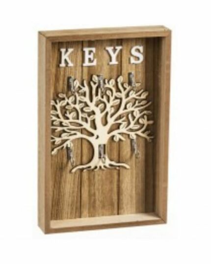 Family Tree Decorative Wooden Key Holder
