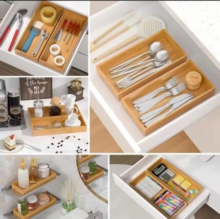 Bamboo Kitchen Organizer/Holder