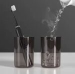 Creative Automatic Toothpaste Squeezer & Toothbrush Holder Set with 2 Cups