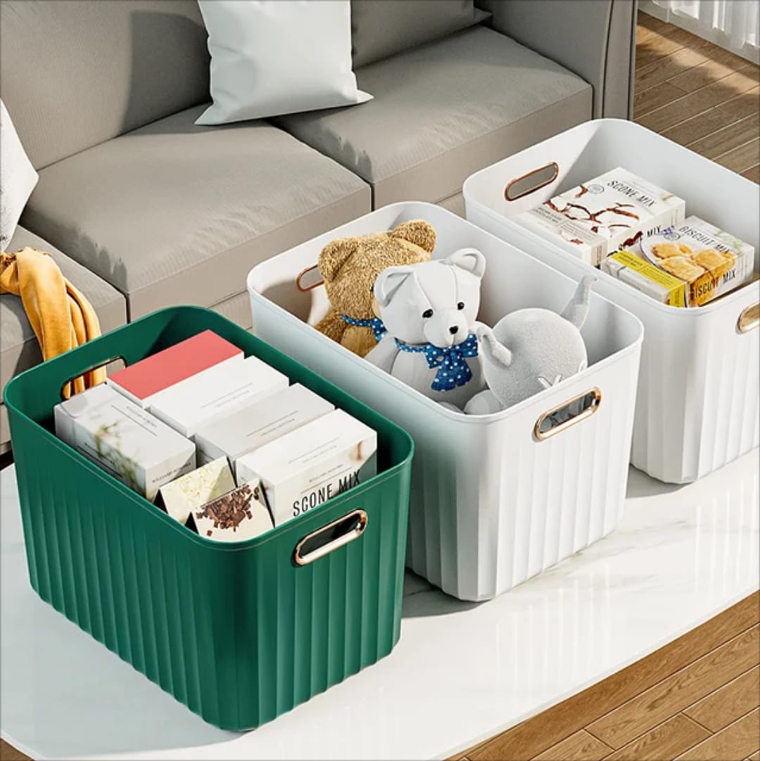 Luxury Storage Basket with Lid Luxury Storage Basket with Lid