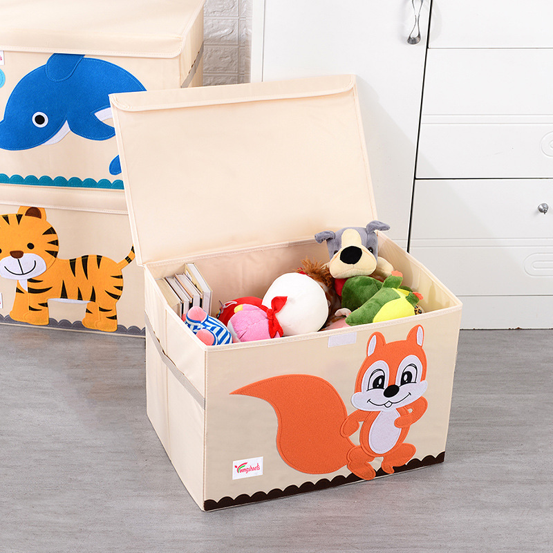 Folding Kids Storage Box with Lid Folding Kids Storage Box with Lid