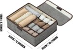 13-Grid Foldable Undergarment Organizer