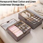 13-Grid Foldable Undergarment Organizer