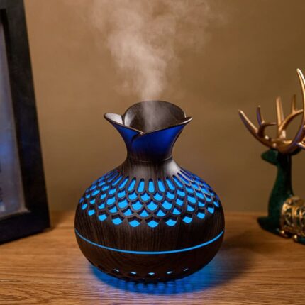 Colourful Wood Grain Flower Humidifier