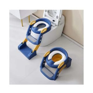 2-in-1 Toilet Trainer Seat with a Ladder and Potty