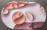Oval Shaped 3D Bathmat