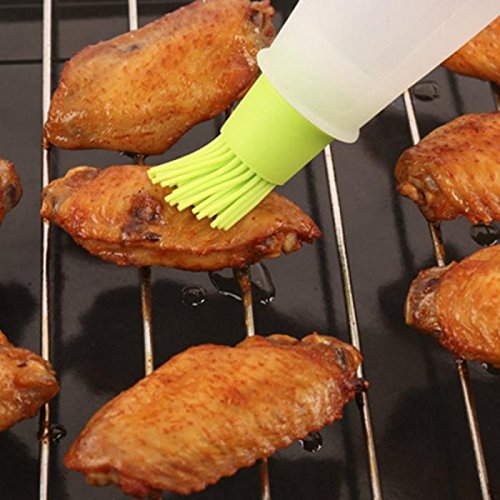 Silicon Oil Bottle with Attached Silicon Brush Silicon Oil Bottle with Attached Silicon Brush