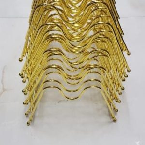 Golden Metallic 6 Plates Holder