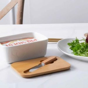 Porcelain Butter Set