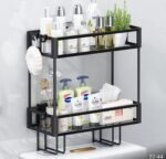 2-Tier Space-Saving Over the Toilet Storage Rack