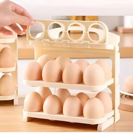 24pcs Ultra-Foldable 3-Layer Egg Tray