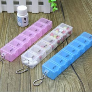 Pill Box Organiser Medicine Tablet Storage Dispenser
