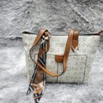 Luxury Leather Print Tote Bag