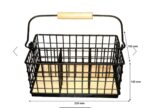 Cutlery Organizer with Bamboo Base