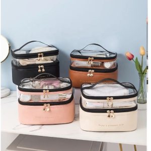 Double Layered Waterproof Toiletries Bag/Cosmetics Bag