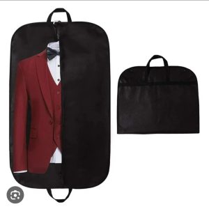Waterproof Dustproof Strong Fabric Suit Bag with Zip and Carrier Handles