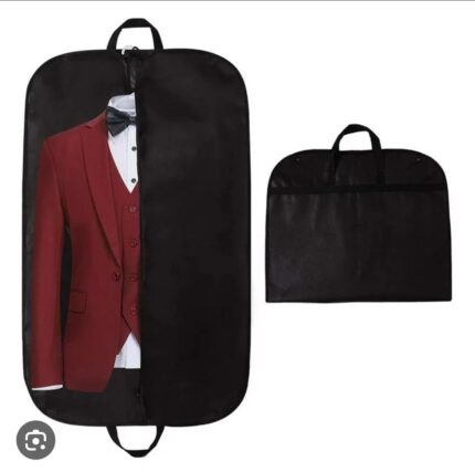 Waterproof Dustproof Strong Fabric Suit Bag with Zip and Carrier Handles