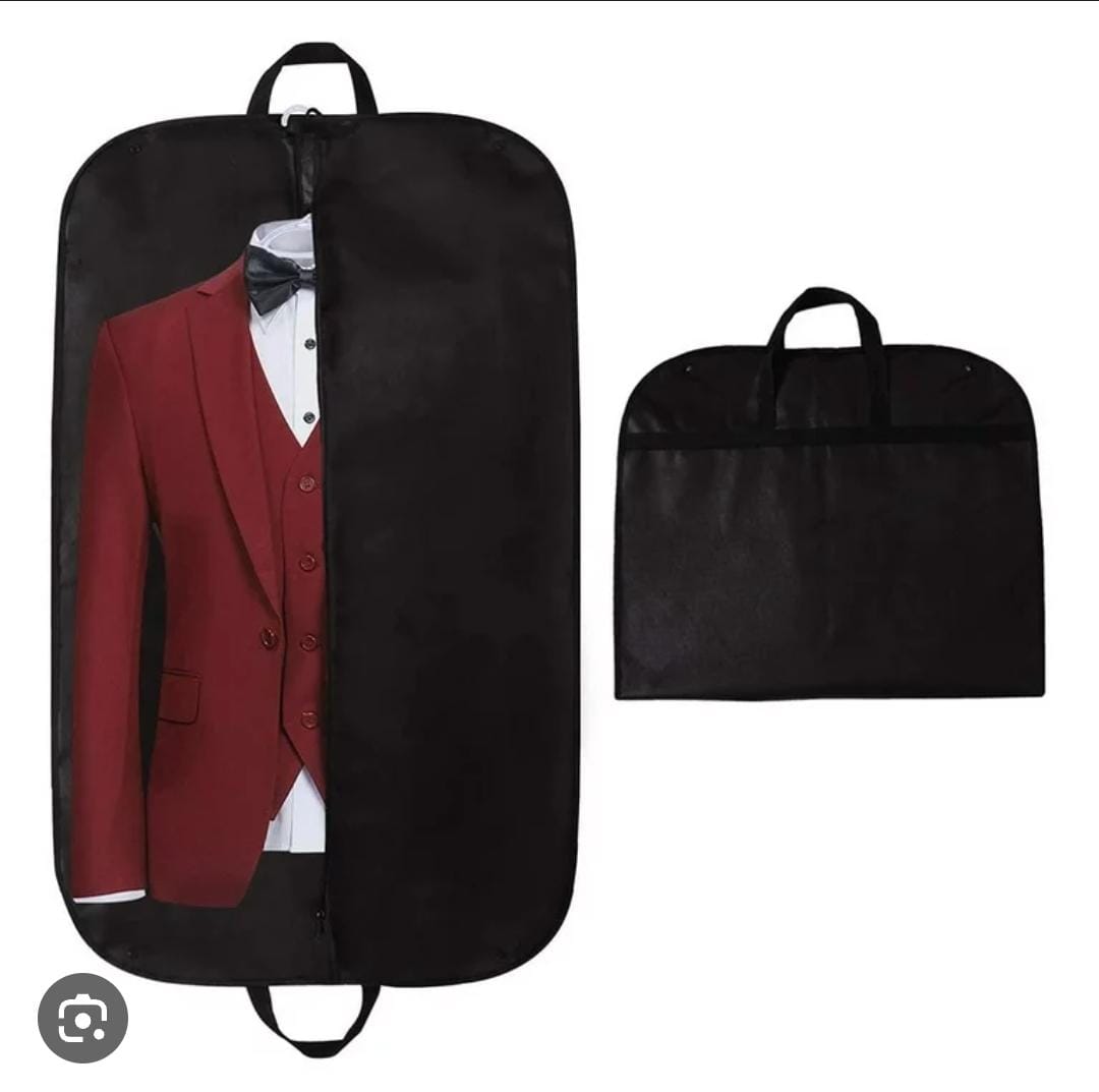 Waterproof Dustproof Strong Fabric Suit Bag with Zip and Carrier Handles