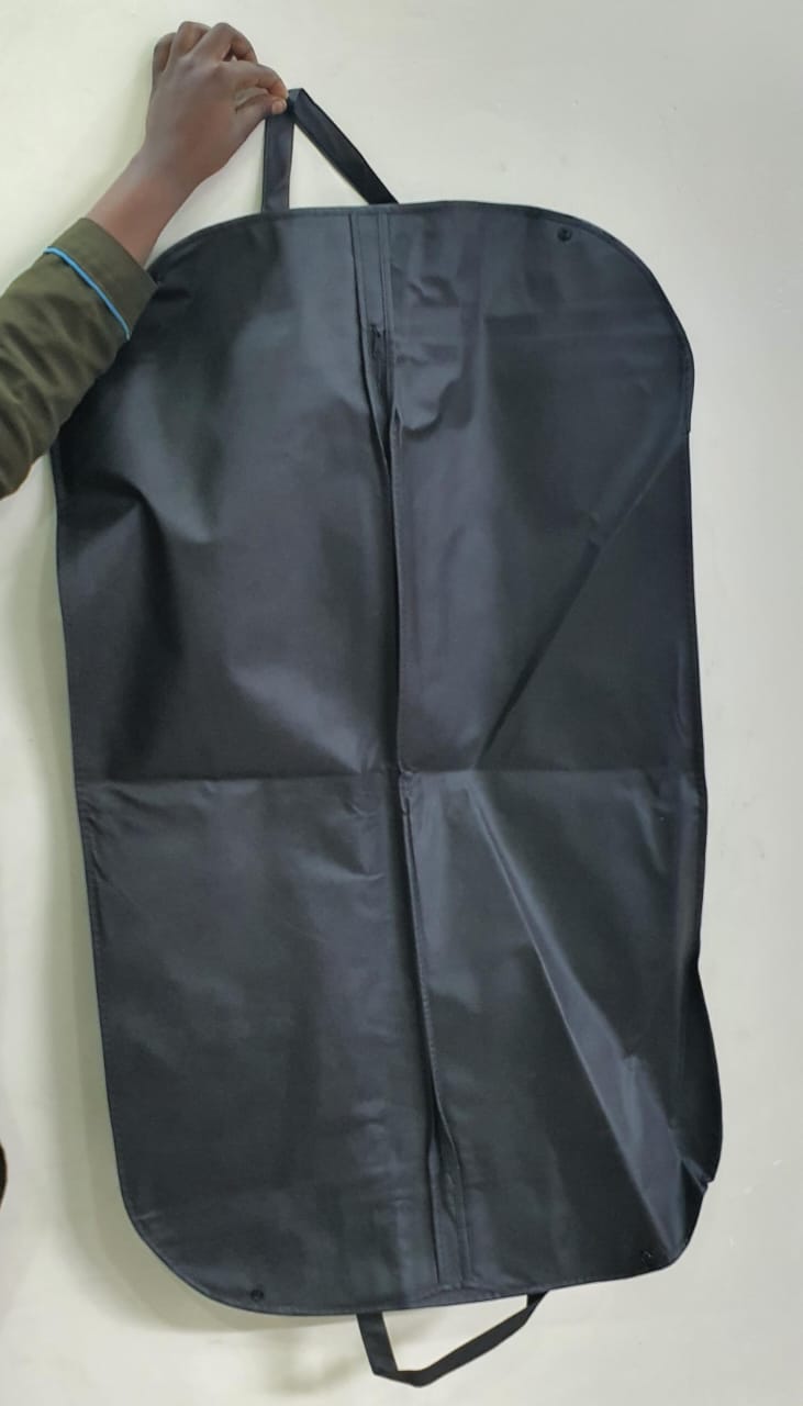 Waterproof Dustproof Strong Fabric Suit Bag with Zip and Carrier Handles