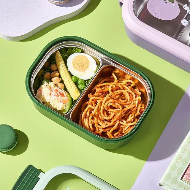 Bento Lunch Box with 2 Compartment Bento Lunch Box with 2 Compartment