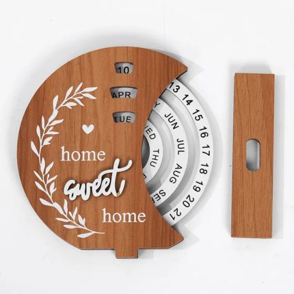 Wooden Creative Perpetual Calendar