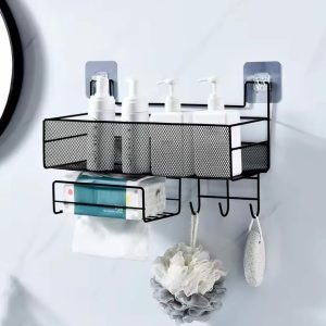 Mesh Bathroom Rack Organizer