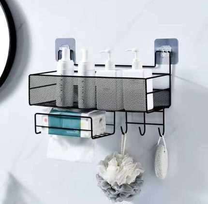 Mesh Bathroom Rack Organizer