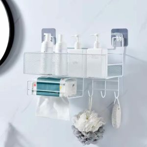 Mesh Bathroom Rack Organizer