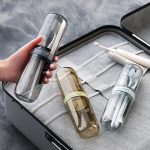Portable Travel Toothbrush/Toothpaste Holder