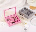 portable velvet jewellery box