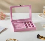portable velvet jewellery box