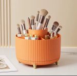 Rotating Desktop Makeup Brushes Organizer