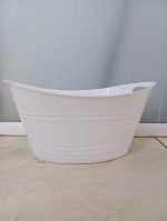Large Capacity White Ice Bucket