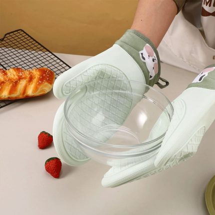Silicone Heat-Insulating Gloves Pair