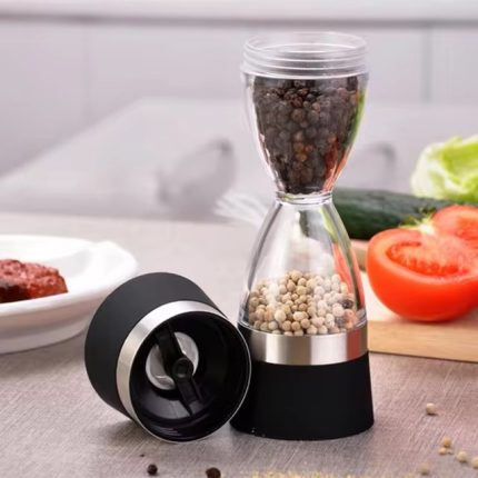 Hour Glass 2 in 1 Dual Salt Pepper Mills