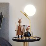 Glass Table Lamp