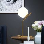 Glass Table Lamp