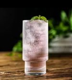Crystal Ribbed Glasses