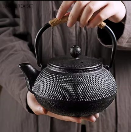 Cast Iron Set Teapot
