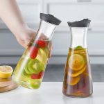 3 pcs set glass water pitcher