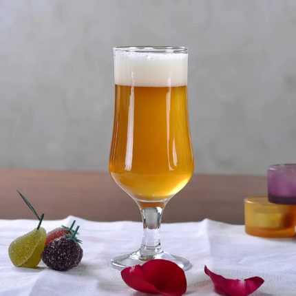 Red Cherry Hurricane Glass